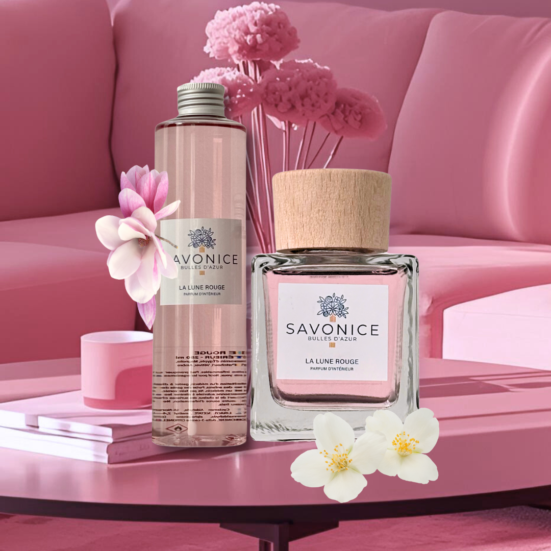 Lot 1 Parfum d'ambiance 250ml + 1 Recharge 250ml au choix